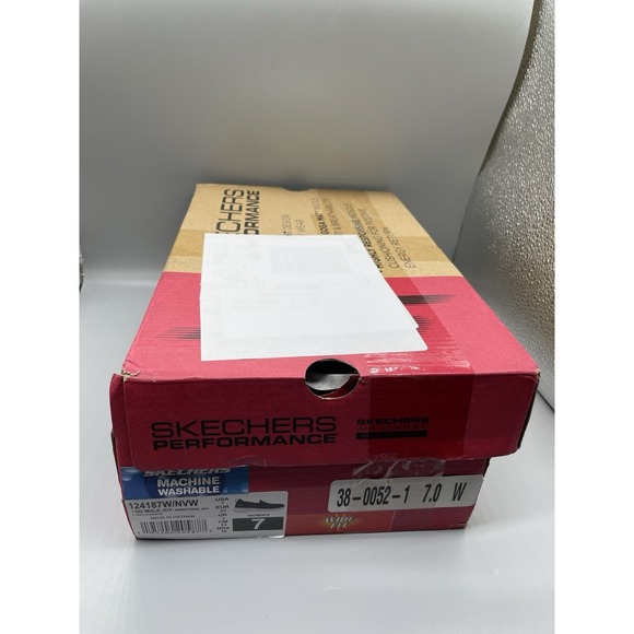 Skechers GO WALK JOY 124187W Women's Slip-On Shoes Navy/White Size 7 Wide Fit - Picture 4 of 8